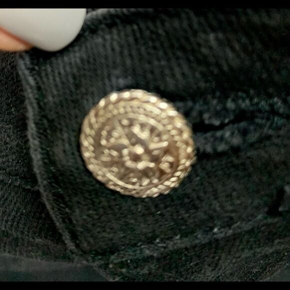 Vintage Western Ethics High Rise Black Studded Jeans - Picture 7 of 9